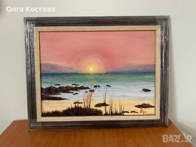 Картина с маслени бои Морски изглед