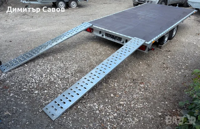 REPO FLAT 4.10 x 2.10м. за мотори, АТV/UTV, мотори до 750кg., снимка 13 - Ремаркета - 55414803
