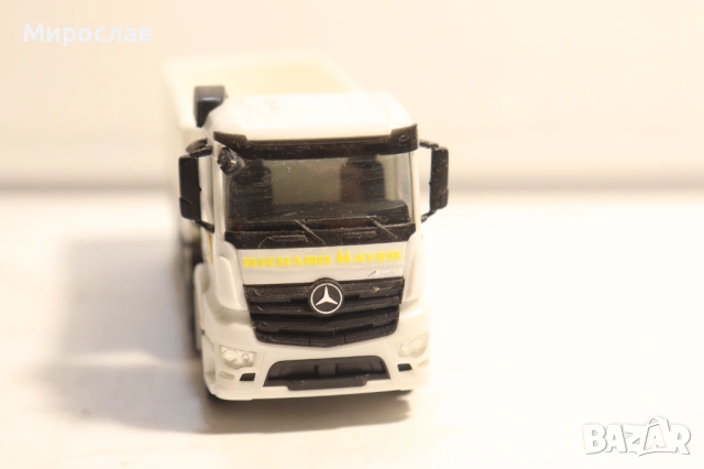 HERPA H0 1/87 MERCEDES BENZ ANTOS САМОСВАЛ КАМИОН МОДЕЛ, снимка 5 - Колекции - 54350958