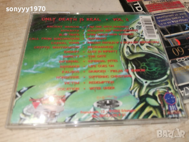 ONLY DEATH IS REAL CD 2-ВНОС GERMANY 0406261001H2E6R, снимка 3 - CD дискове - 54774057