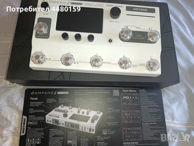 Hotone Ampero II Stage – Като нов! , снимка 4 - Други - 55176427