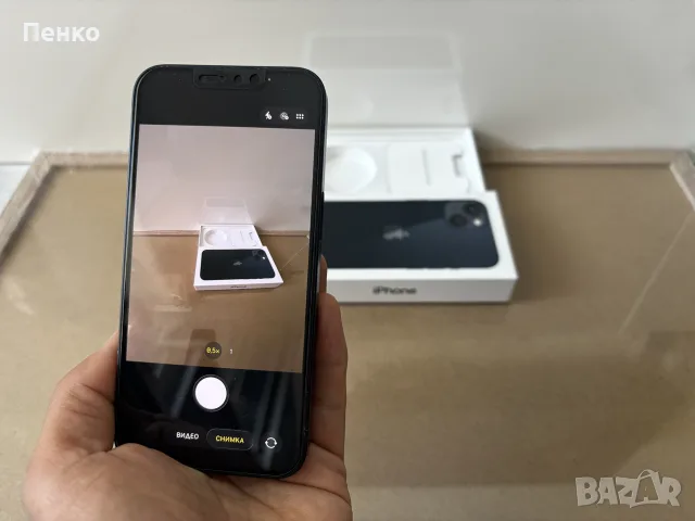 200€ iPhone 13 128GB – много запазен, отличен външен вид, с протектор, снимка 9 - Apple iPhone - 55483600