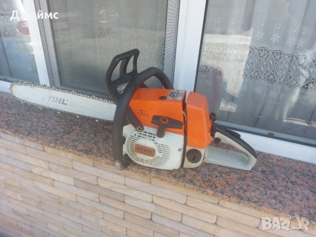 Резачка STIHL 034AV super electronic quickstop , снимка 5 - Градинска техника - 54105141