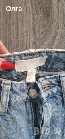 Нови дънки H&M 34 размер, снимка 2 - Дънки - 55210647