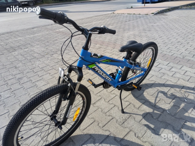 BG Алуминиев велосипед 24" MARTY син, снимка 6 - Велосипеди - 54334772