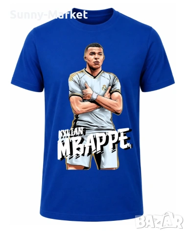 Футболна тениска Мбапе Mbappe фланелка с къс ръкав мъжка , снимка 2 - Тениски - 55158618