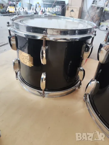 Барабани Pearl Export Series (Made in Taiwan) – 3 тома с I.S.S. холдери + Соло барабан, снимка 6 - Ударни инструменти - 55349759