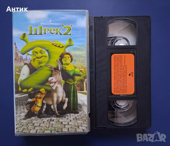 Видеокасета VHS Шрек 2 , снимка 2 - Други жанрове - 54904350