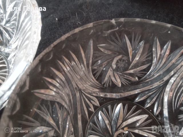 Кристална купи 6 броя , снимка 3 - Чинии - 54187319