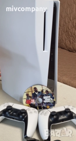 Конзола Sony Playstation 5 Disc+2 джойстика+1 игра