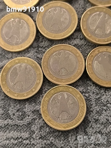 Колекционерски монети Германия 1 евро, снимка 4 - Нумизматика и бонистика - 54172365