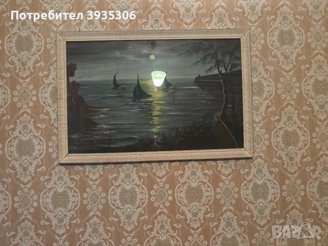 Антики декоративни стенни украшения и картини с маслени бои , снимка 2 - Картини - 54820613