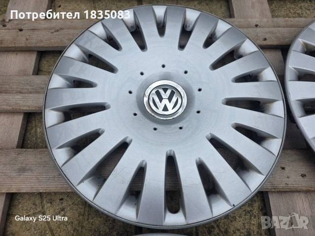 Оригинални тасове VW 16 цола, снимка 2 - Аксесоари и консумативи - 53958251