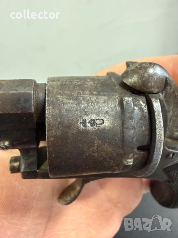 Автентичен щифтов револвер - Лефуше. №8088, снимка 7 - Антикварни и старинни предмети - 54080923