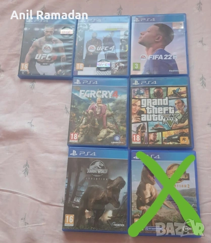Продавам Игри за Плейстейшън 4 