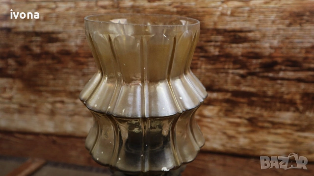 Стар полилей от мед и бронз. Три лампи с фасунга E27., снимка 4 - Полилеи - 54343844