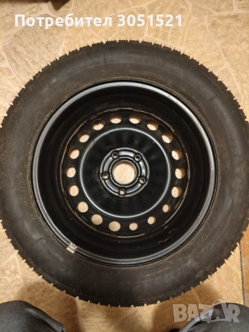 Продавам резервна джанта с гума 16 цола 5x114.3за Renault scenic 3. , снимка 3 - Гуми и джанти - 54528272