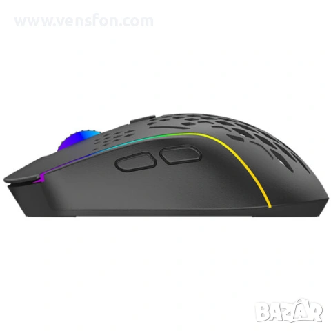  Безжична геймърска мишка Proove Buzz, RGB, 800DPI – 4800DPI, Черна WMBU00022401, снимка 4 - Клавиатури и мишки - 54690294