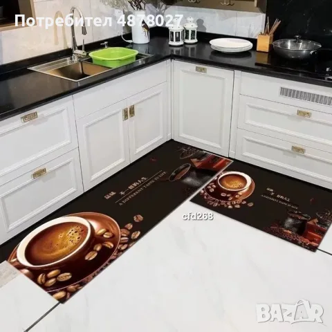 Комплект водоустойчиви постелки за кухня, различни цветове