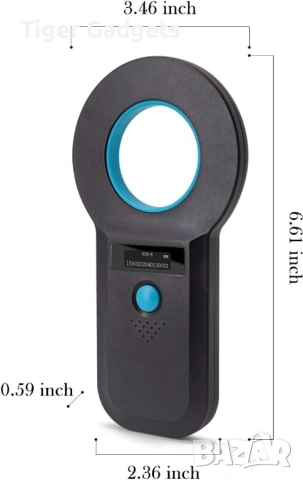 Smoostart Bluetooth Microchip Scanner – скенер за микрочипове на домашни любимци с Bluetooth и памет, снимка 7 - Други стоки за животни - 54466914