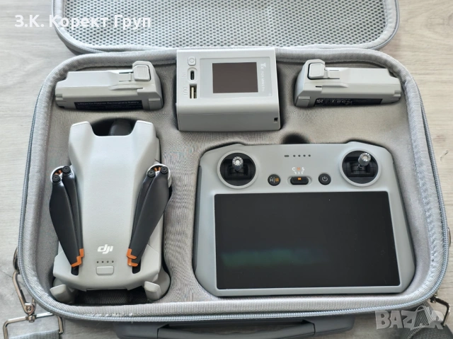 Дрон DJI Mini 3 PRO / DJI RC контролер / 2 батерии / калъф