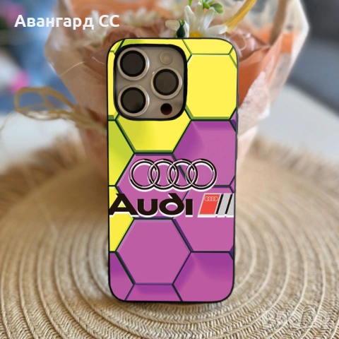 Силиконов Калъф за iPhone с лого Audi, снимка 18 - Калъфи, кейсове - 54611152