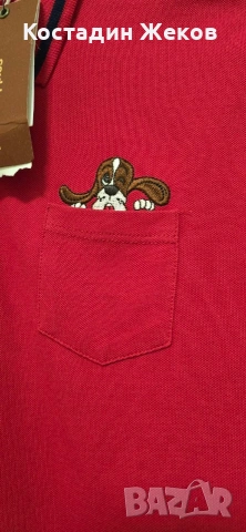 28€. Нова със етикет. Дамска поло тениска с яка Hush Puppies, снимка 4 - Тениски - 54895633