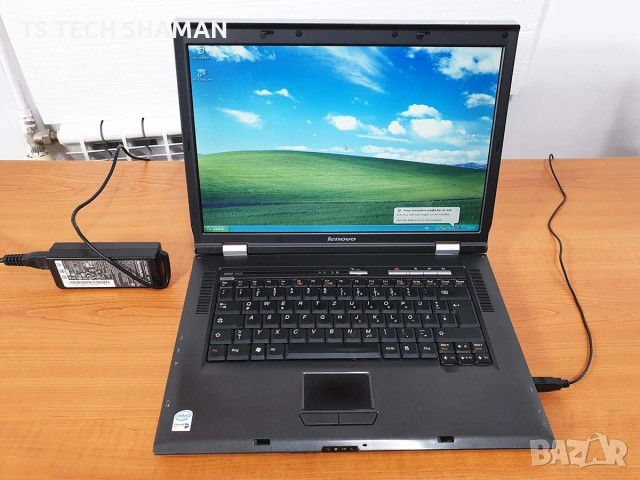 ⭐Продавам ретро лаптоп класика Lenovo 3000 L100 с Windows XP.⭐, снимка 2 - Антикварни и старинни предмети - 55186786