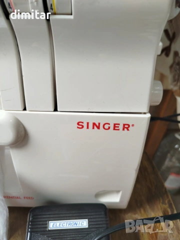 Четириконечен оверлог SINGER , снимка 3 - Шевни машини - 54719714