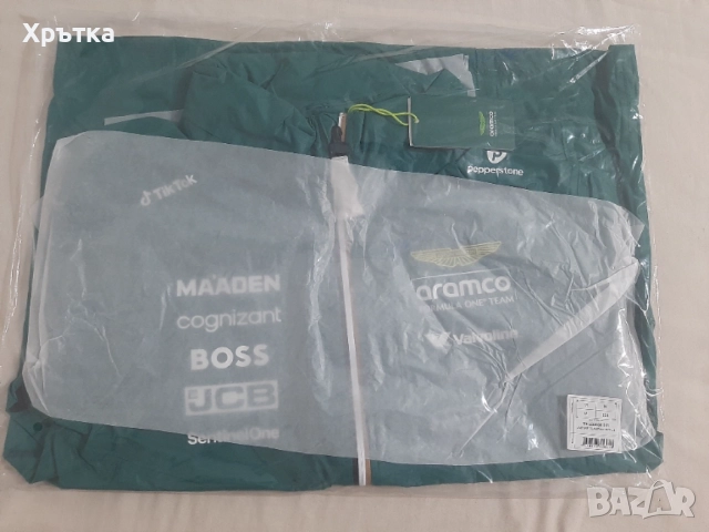 Aston Martin x Hugo Boss F1 Team Rain - Оригинално мъжко яке , снимка 9 - Якета - 54633996
