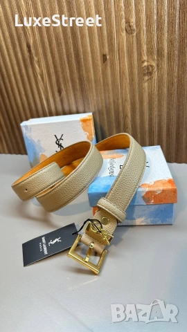 YVES SENT LAURENT 🤍 Естествена Кожа 🤍 Дамски Колани , снимка 6 - Колани - 54138513