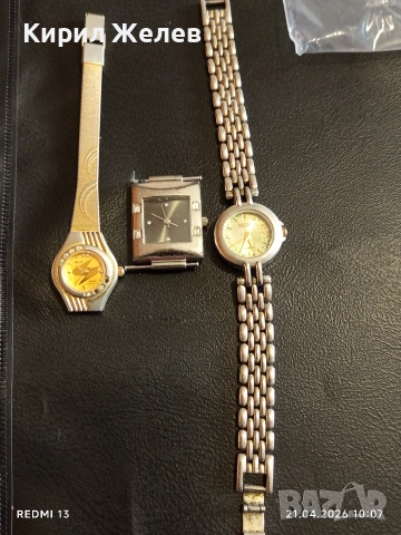 Лот 3 броя дамски часовник кварц маркови,модерни 27108