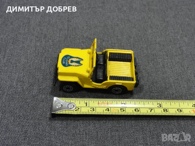 СТАРА РЕТРО МЕТАЛНА КОЛИЧКА MATCHBOX ENGLAND JEEP, снимка 7 - Колекции - 55428364