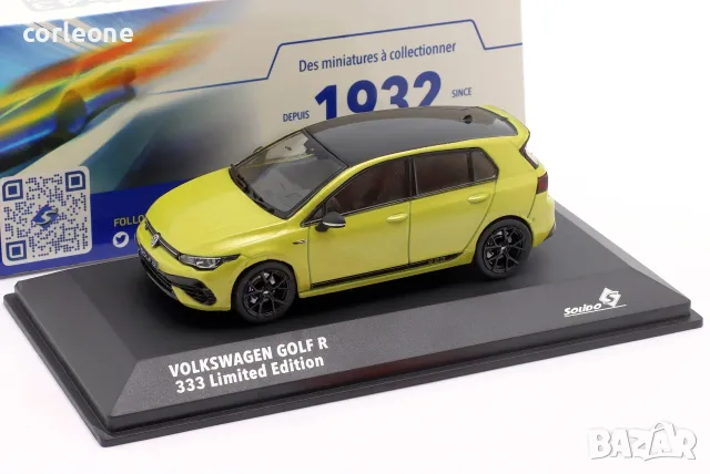 VOLKSWAGEN GOLF R 333 Limited Edition 2023 - мащаб 1:43 на Solido моделът е нов в PVC дисплей-кейс, снимка 4 - Колекции - 55393057