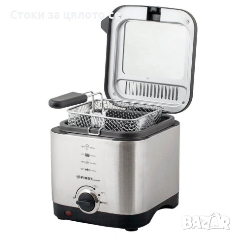 Фритюрник 1,5л, 900W FIRST, снимка 2 - Фритюрници - 54299053
