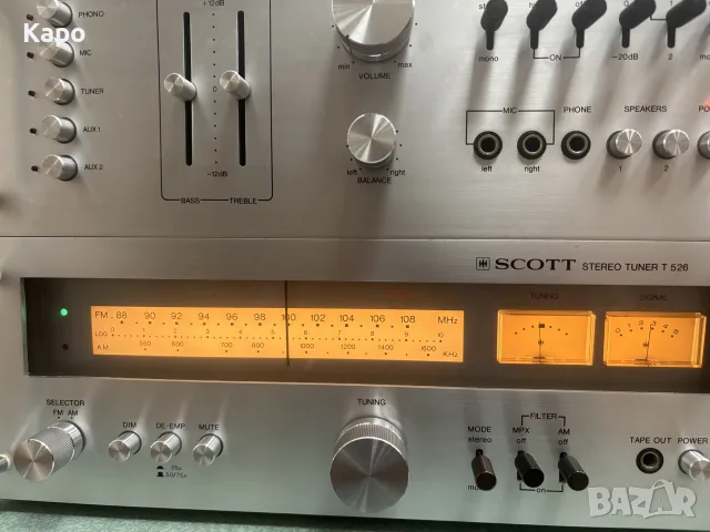 SCOTT A426, SCOTT T526, снимка 4 - Ресийвъри, усилватели, смесителни пултове - 55320916