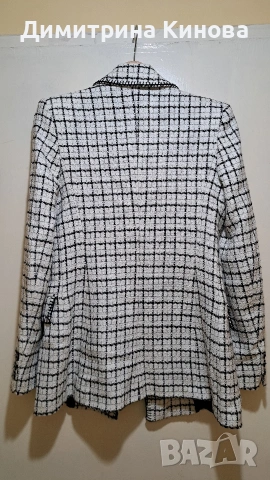 Двуредно сако Zara букле, снимка 6 - Сака - 54552515