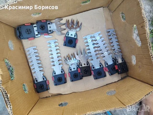 акумулаторен тример за трева и храсти Parkside , снимка 6 - Градинска техника - 55548334
