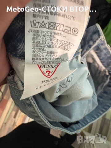 Мъжки дънки Guess Los Angeles – Оригинални, Светъл деним, снимка 9 - Дънки - 54425461