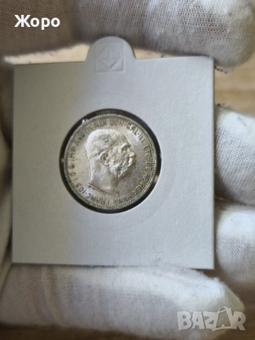 1 крона 1914 година Австрия , снимка 2 - Нумизматика и бонистика - 54755197