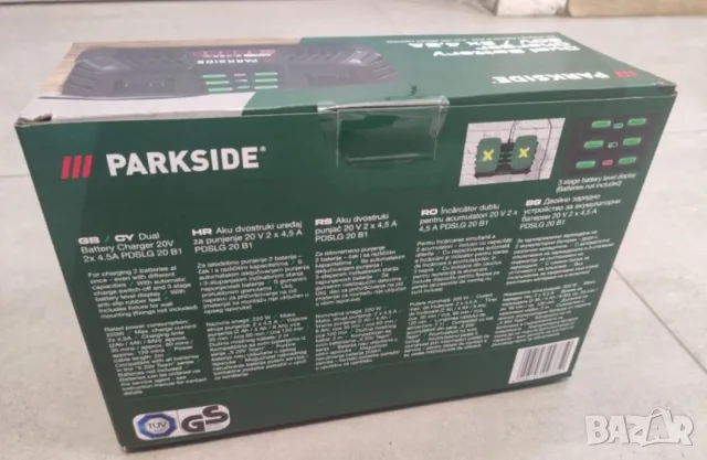 Двойно зарядно Parkside, снимка 3 - Друга електроника - 55426315