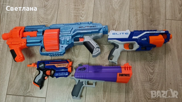 Колекция детски бластери Nerf - 4 бр.