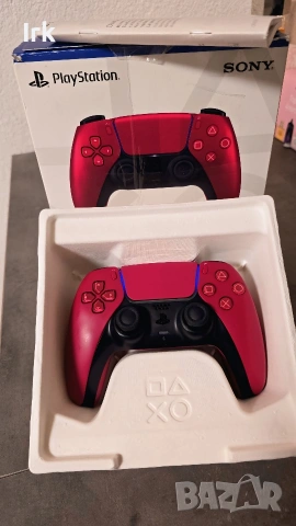 Оригинален червен Playstation 5 контролер