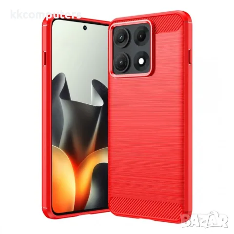 За Motorola Edge 70 Max 5G Carbon Fiber Brushed TPU Калъф със Скрийн Протектор – 3 цвята, снимка 3 - Калъфи, кейсове - 55525612