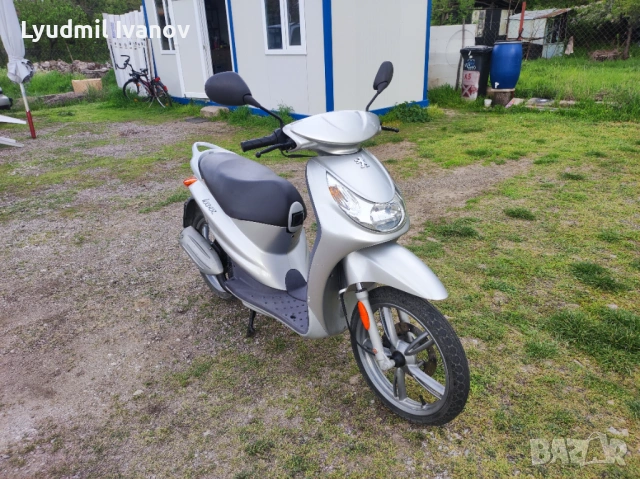 Скутер Peugeot Luxor 50cm 4к.с. 2t 16цола гуми 4600км АМкатегория, снимка 8 - Мотоциклети и мототехника - 54364251