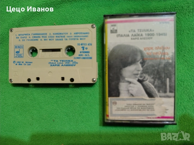 аудио касети оригинални с гръцка музика 🪉 и инструментали 1, снимка 13 - Аудио касети - 55499087