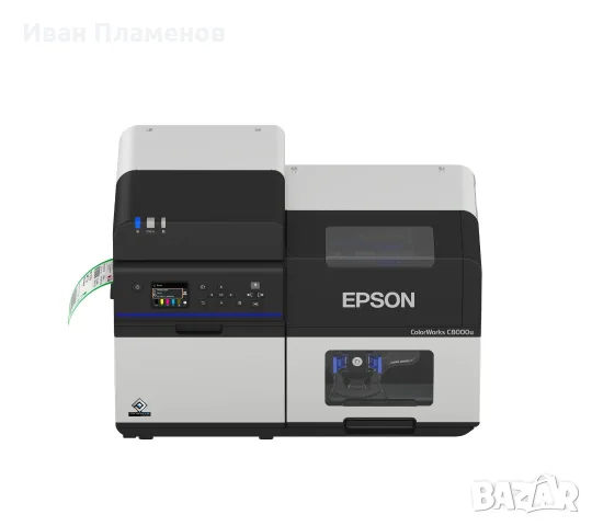 Epson С8000 – принтер за печат на цветни етикети, снимка 3 - Принтери, копири, скенери - 55343790