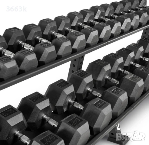 НАЙ-ДОБРА ЦЕНА! Професионални шестоъгълни хекс Дъмбели, Hex Dumbbells , снимка 2 - Фитнес уреди - 54625550