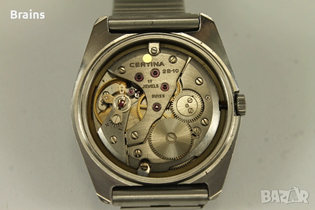 1950's CERTINA Kurth Freres Стоманен Швейцарски Часовник, снимка 9 - Мъжки - 54995857