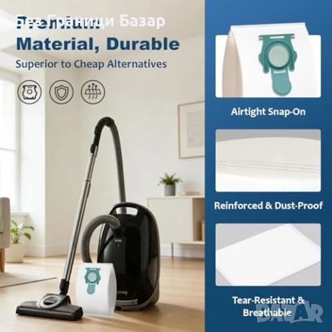 Нов комплект Торбички за прахосмукачка Miele Guard M1 S1 L1 Cat Dog 10 броя, снимка 5 - Прахосмукачки - 55219832